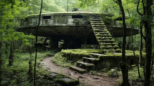 Secrets découverts Explorant le bunker abandonné et la ville perdue près de Tchernobyl dans la région de Kiev Ukrai