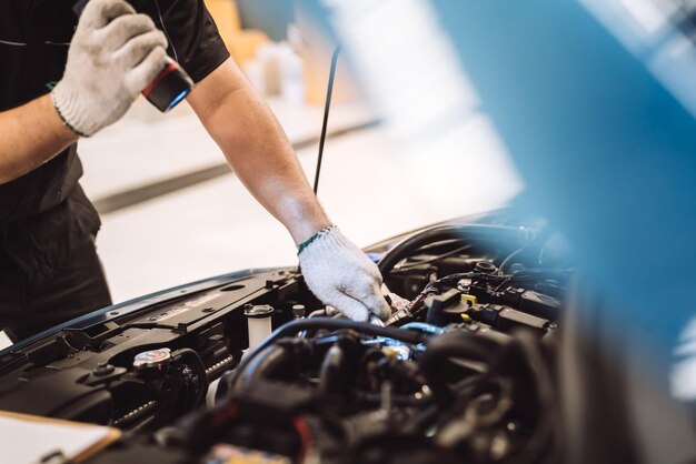 Section médiane de l'homme au travail