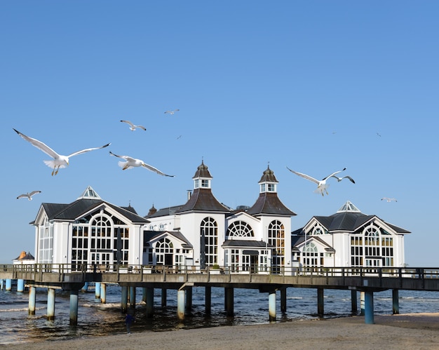 Photo seebrucke à sellin sur l'île de rügen