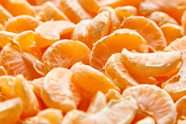 Segments de mandarine pelés