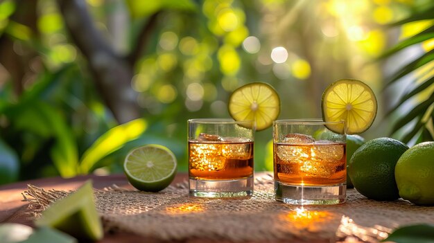 Le sel de tequila et les agrumes