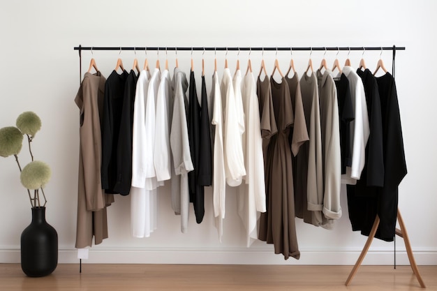 Une sélection de garde-robe capsule minimaliste