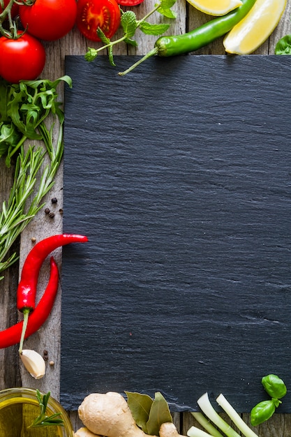 Photo sélection d'herbes et d'épices