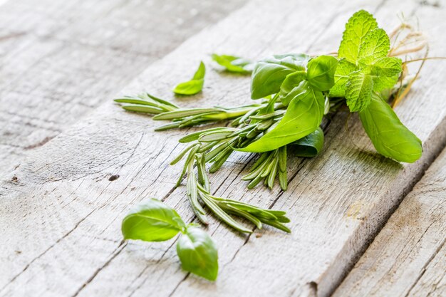 Sélection d&#39;herbes et d&#39;épices