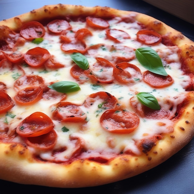 Sélection de pizzas Différents types de pizzas sur un fond en bois La cuisine italienne génère de l'IA