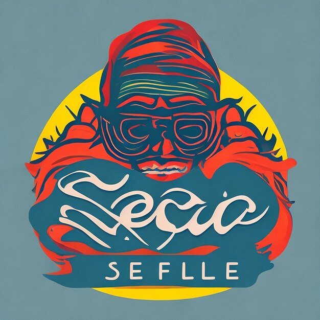 Selfie vectoriel reine lettrage calligraphie design amusant à imprimer sur une chemise à capuche carte d'affiche autocollante