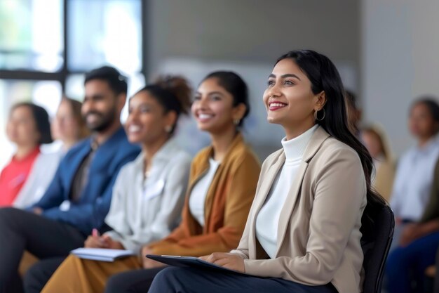 Photo séminaire sur les femmes indiennes dans les affaires