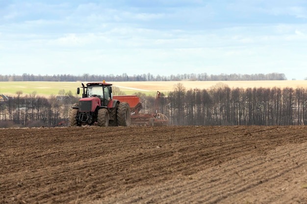 Semis de céréales Printemps