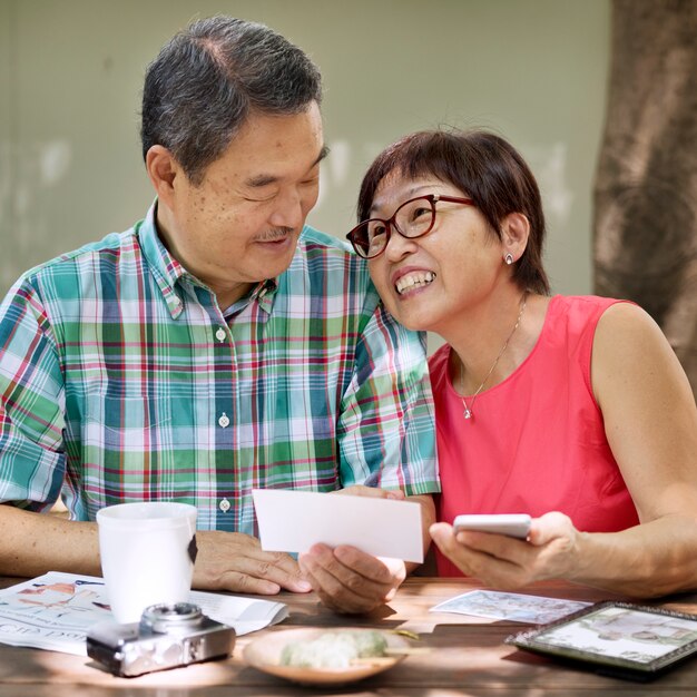 Senior Couple Leisure Outside Concept