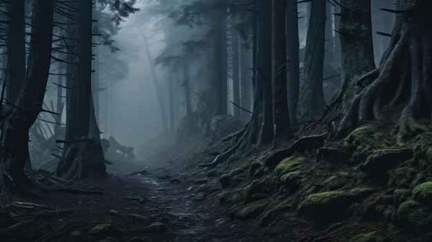 Sentier de la forêt mystique