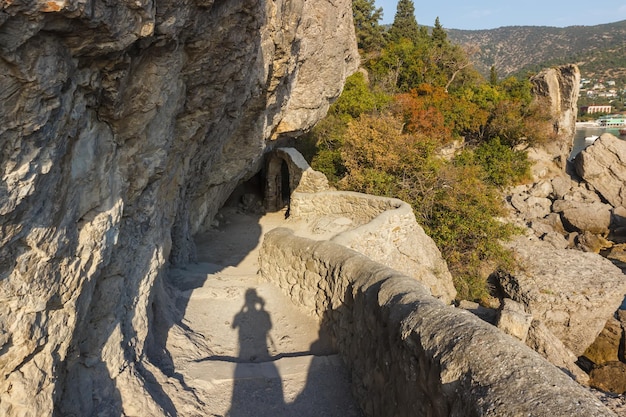 Sentier de Golitsyn sur la côte de la mer Noire