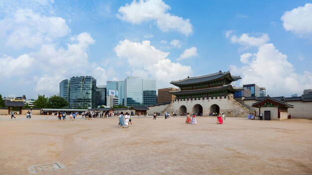 Séoul Corée du Sud 17 juin 2023 Le palais de Gyeongbokgung est un célèbre monument historique que les voyageurs visitent en vacances