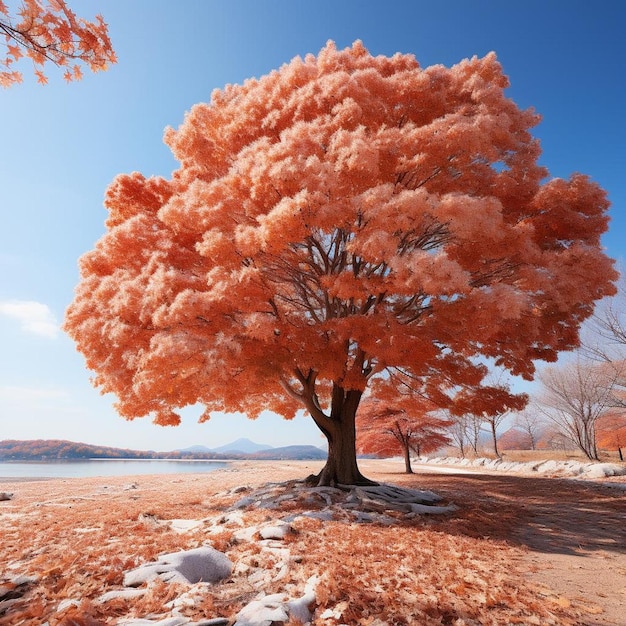 La sérénade est un paysage d'automne.