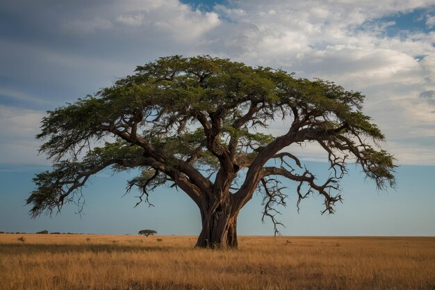 Photo la sérénité sous le ciel africain