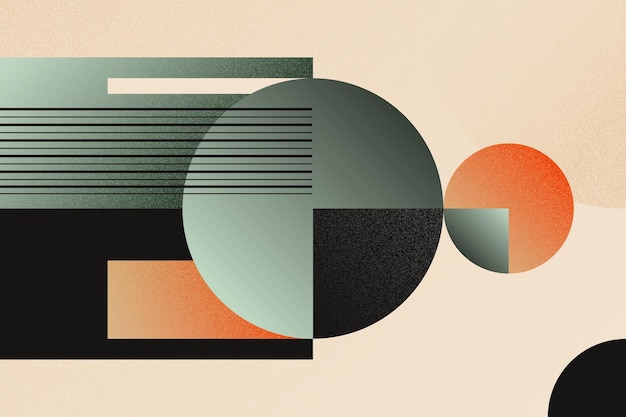 une série de cercles de différentes couleurs et formes