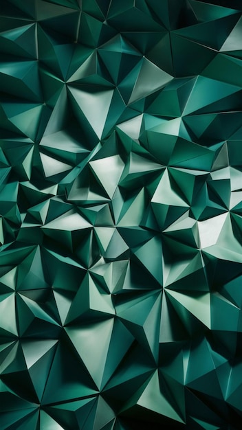 une série de dessins géométriques verts et bleus par personne