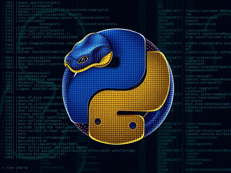 Photo un serpent bleu avec une queue jaune est sur un fond noir avec le texte un serpent bleu