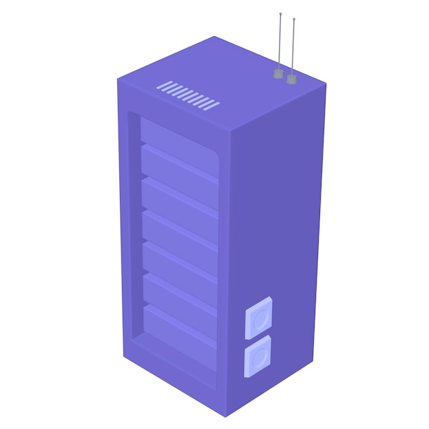 Serveur de réseau de données dans l'armoire Test de diagnostic dans la technologie de la salle informatique