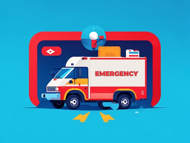 Le service d'ambulance d'urgence