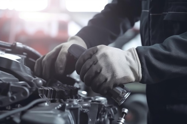 Services automobiles et concept de contrôle de maintenance