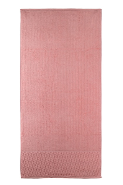 serviettes de bain en coton pour le corps de différentes couleurs isolés sur fond blanc