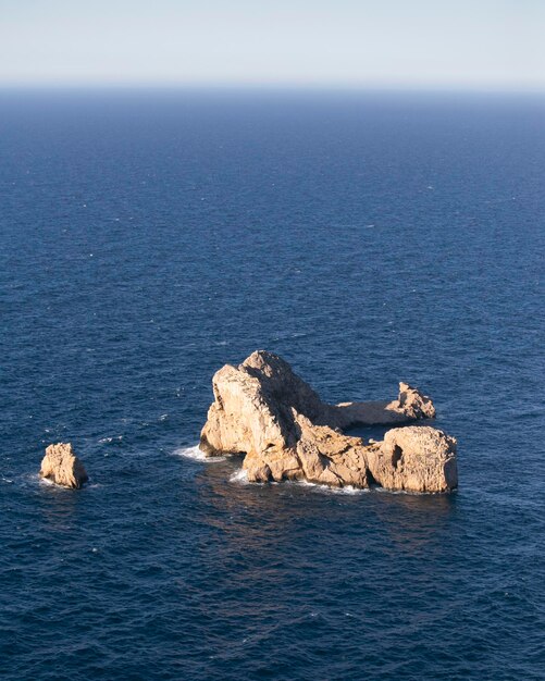 Ses Margalides Petit groupe d'îles dans la région de Santa Agns sur l'île d'Ibiza