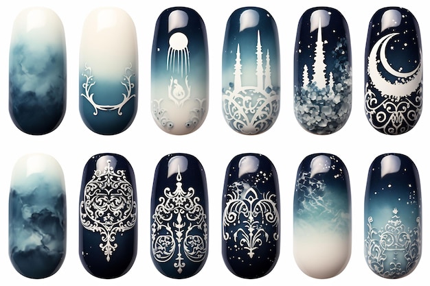 un set de nail art par l'artiste