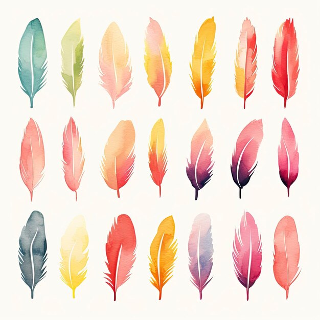 Set de plumes à aquarelle