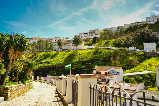 Setenil de las Bodegas, village andalou de Cadix, Espagne