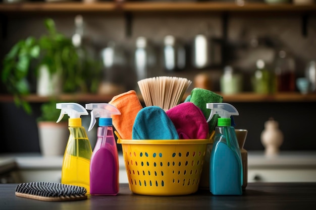 Sets de produits de nettoyage