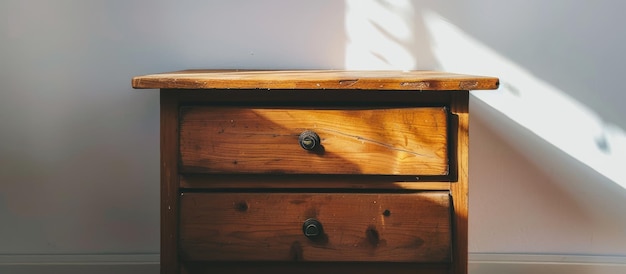 Un seul tiroir en bois
