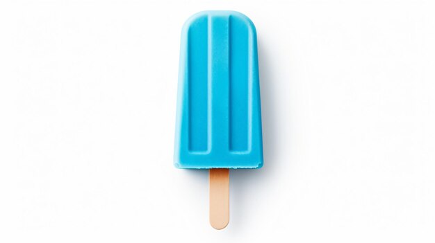 Photo une seule glace bleue