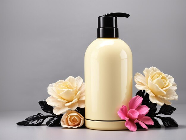 Photo shampooing à la crème pour un soin luxueux des cheveux