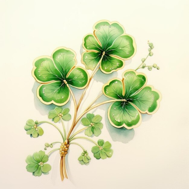 Shamrock esquisse une danse délicate