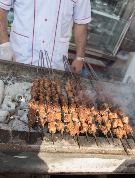 Shashlyk de viande de style turc grillé