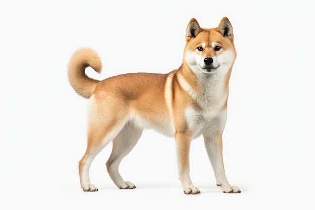 Shiba inu chien illustration créative générative ai