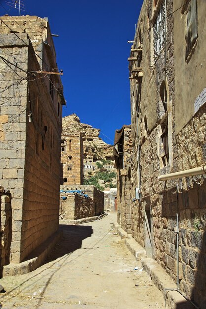 Shibam l'ancien village des montagnes du Yémen