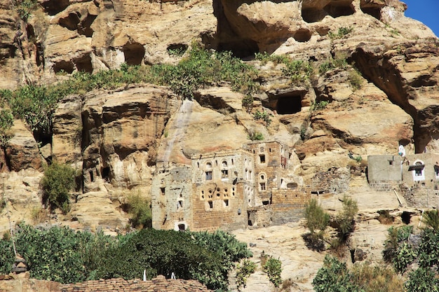 Shibam l'ancien village des montagnes du Yémen