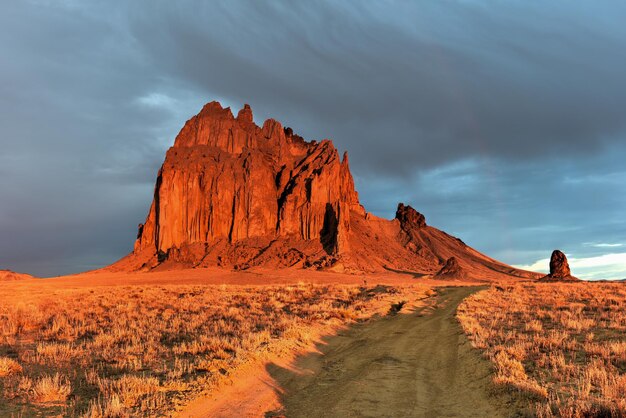 Shiprock au Nouveau-Mexique