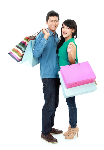 Shopping jeune couple