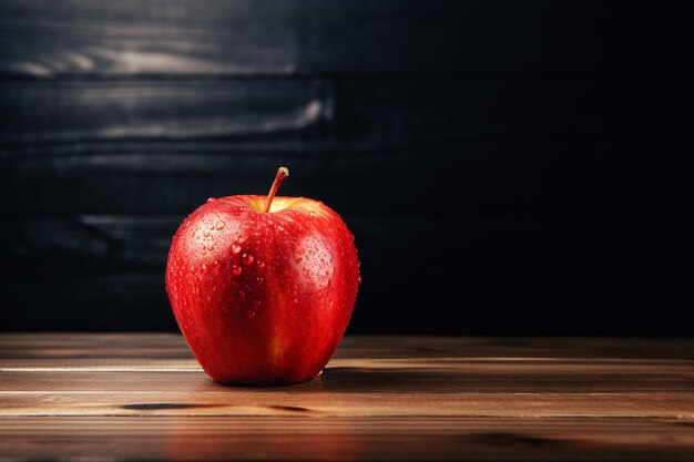 Shot de pomme fraîche et juteuse