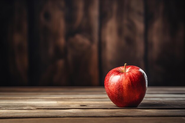 Shot de pomme fraîche et juteuse