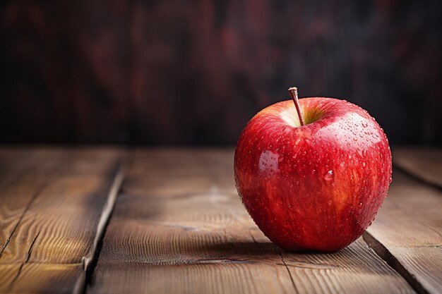 Shot de pomme fraîche et juteuse