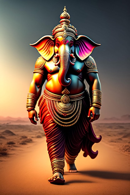Shree Ganesh portrait de haute qualité