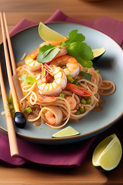 Shrimp Pad thaïlandais