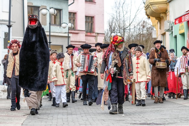 Shrovetide Prelenten Carnival Time en Slovaquie appelé Fasiangy