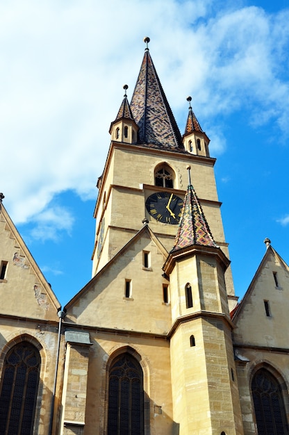 Photo sibiu ville roumanie cathédrale luthérienne