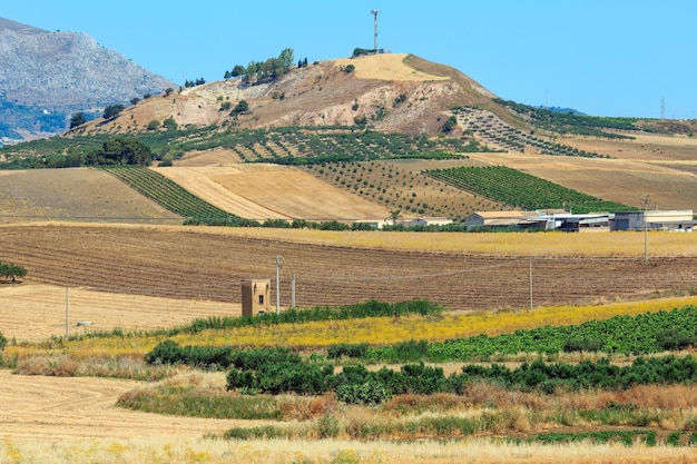 Sicile été agriculture campagne Italie