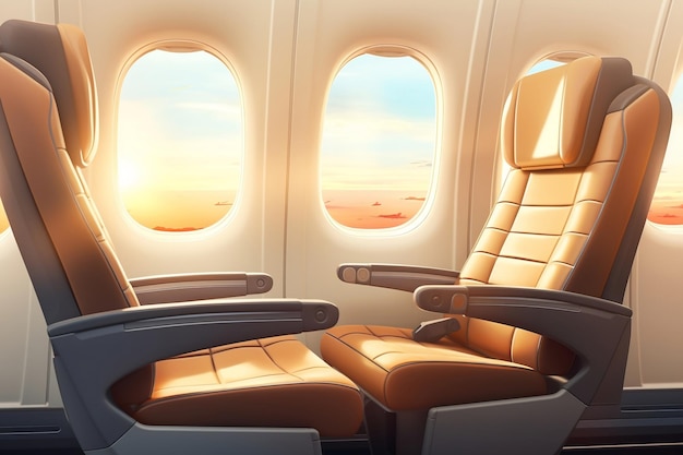 Des sièges d'affaires de luxe en première classe pour des expériences de voyage haut de gamme