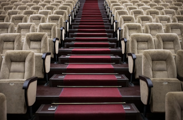 Photo sièges confortables dans le théâtre